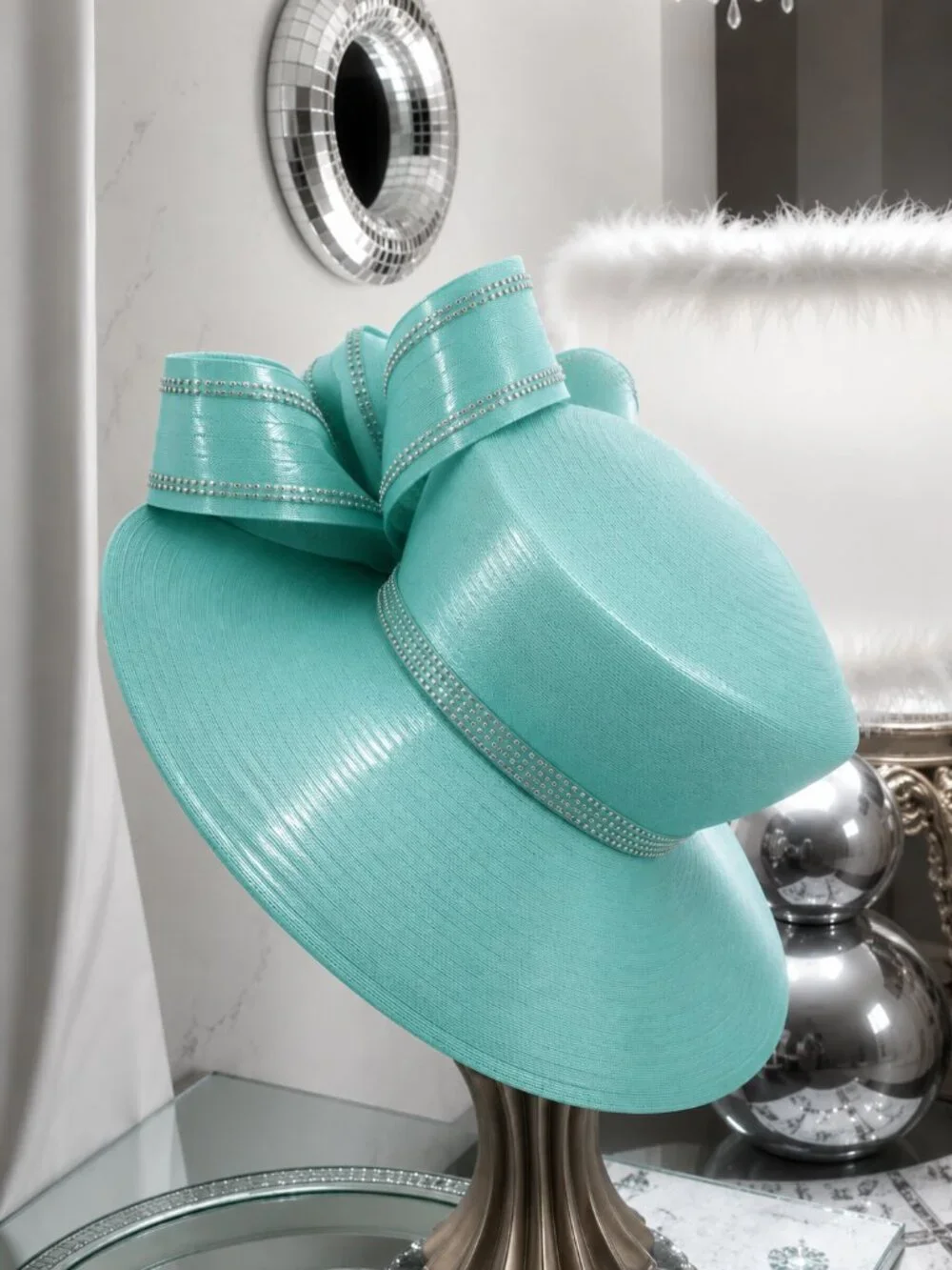 Verucci by Chancelle Aqua Hat
